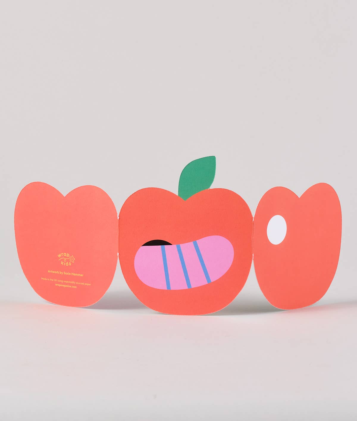 'Apple'  Fold Out BirthdayGreeting Card