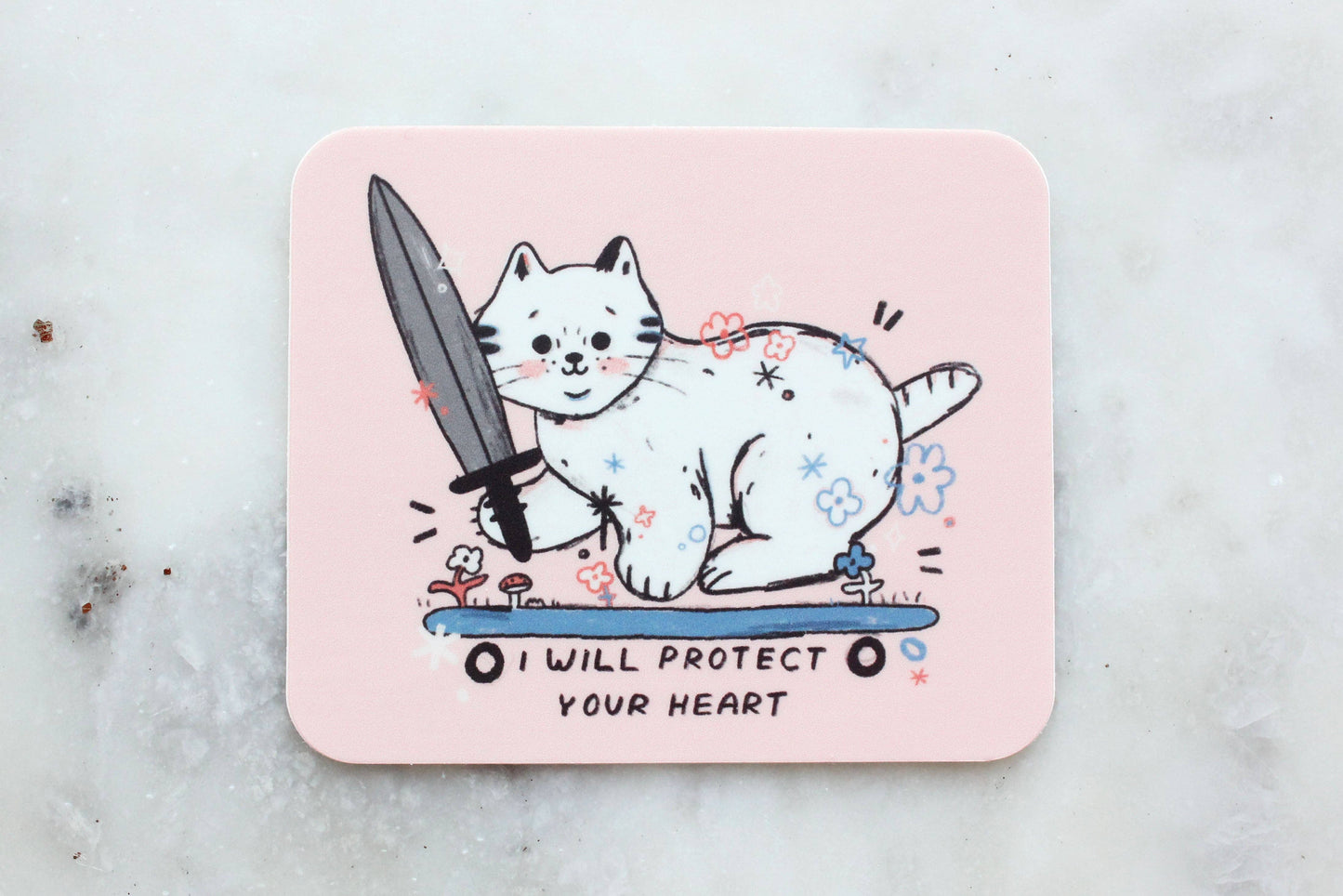 Tender Ghost • I Will Protect You Sticker