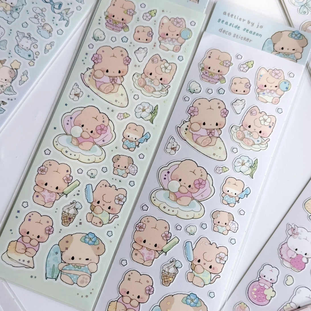 Atelier by Jo • Seaside Season Deco Sticker Sheet