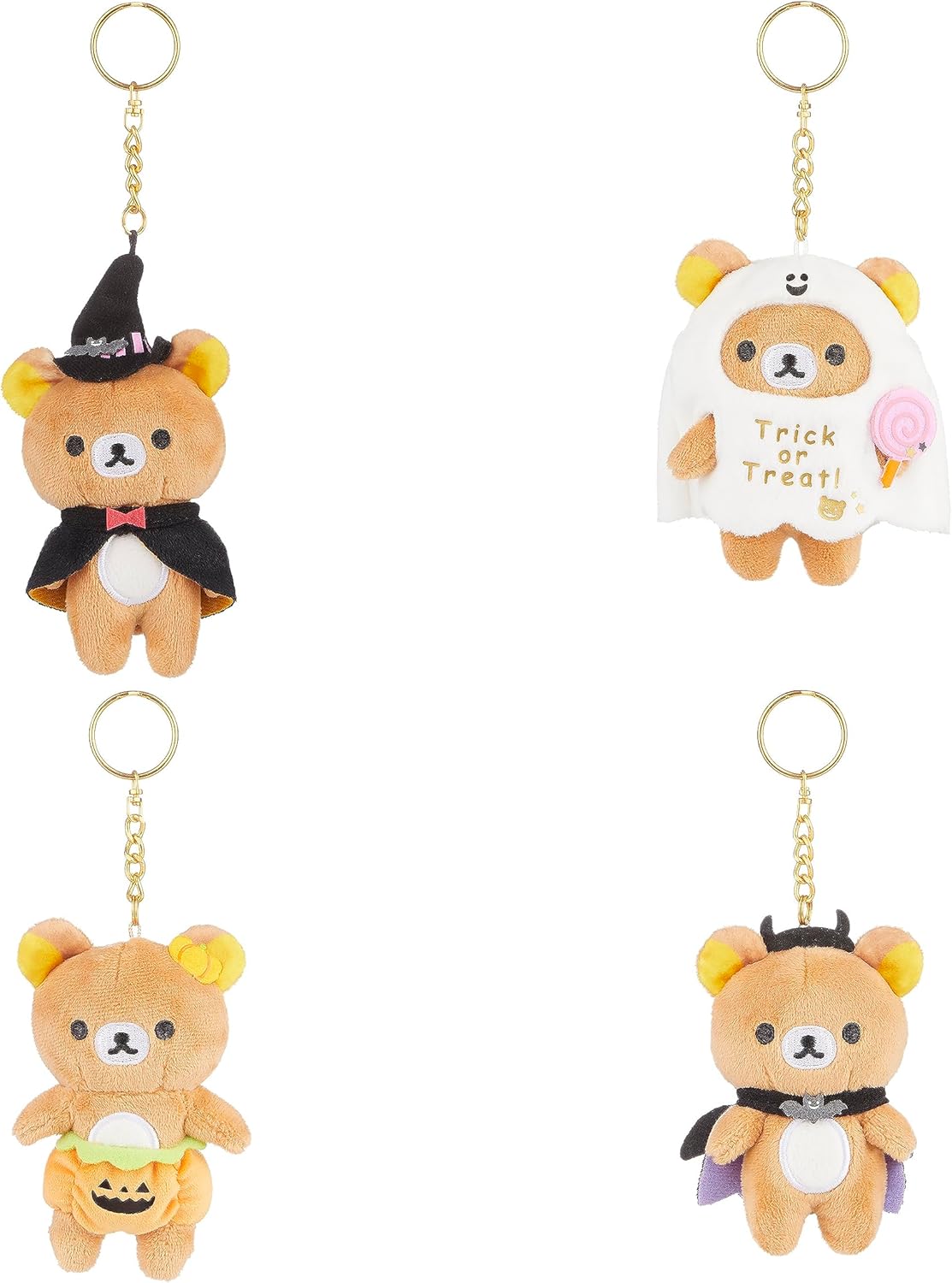 Rilakkuma • Halloween Costume Plush KeyChain Series Mystery Box