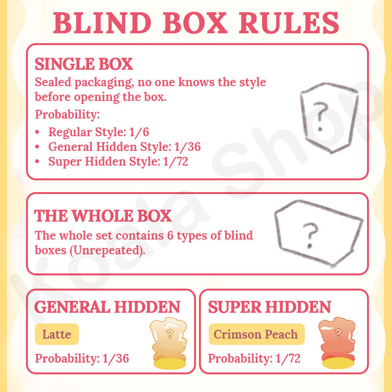 Lovely Emma • Bear Adoption Guide Series Plush Clinging Blind Box