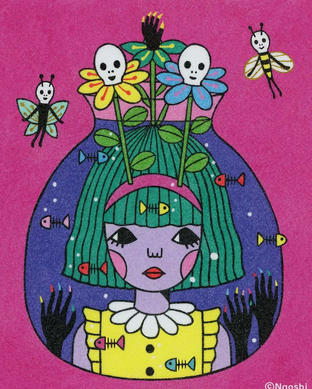 Naoshi • 8 x 10 Print, Spooky Flower Vase