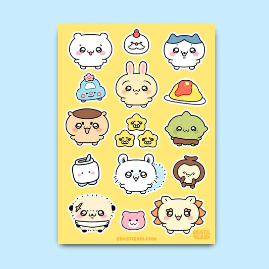 Ghostiekid • Cute Freaks Sticker Sheet