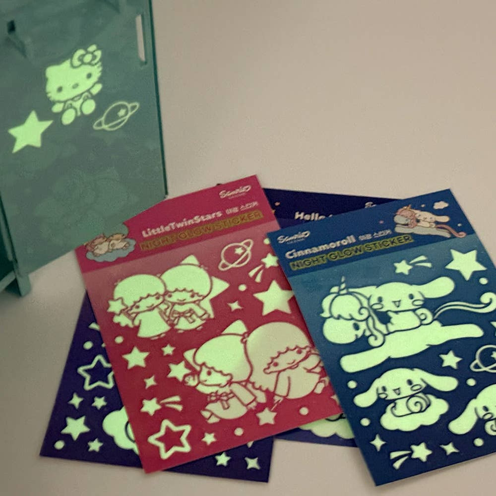 Sanrio • Glow in the Dark Wall Stickers Decor
