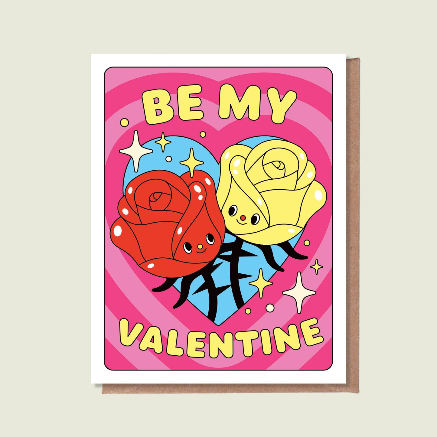 Épée Lapin • Be My Valentine Roses Greeting Card