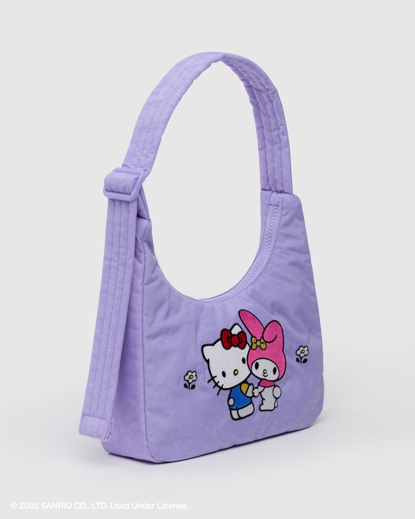Baggu X Sanrio • Mini Nylon Shoulder Bag, Hello Kitty & My Melody Embroidered
