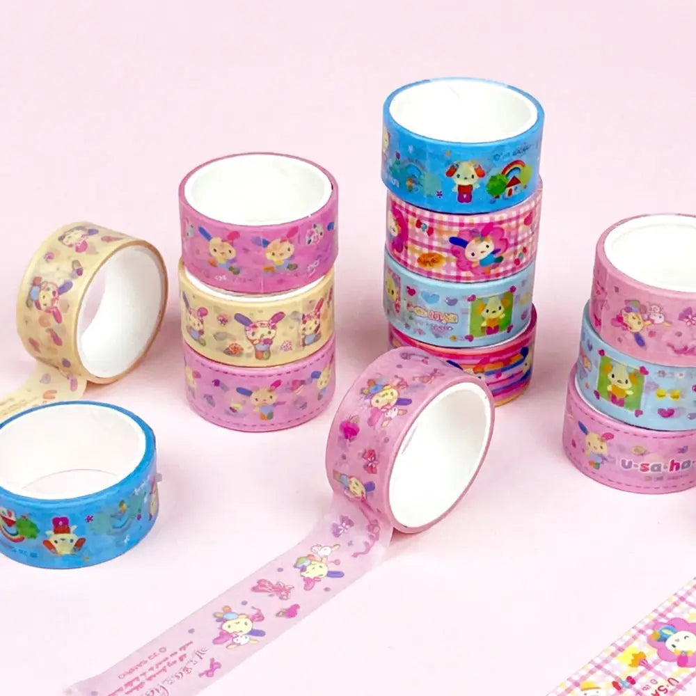 Sanrio • Usahana Washi Tape, Set of 8, Imported S Korea
