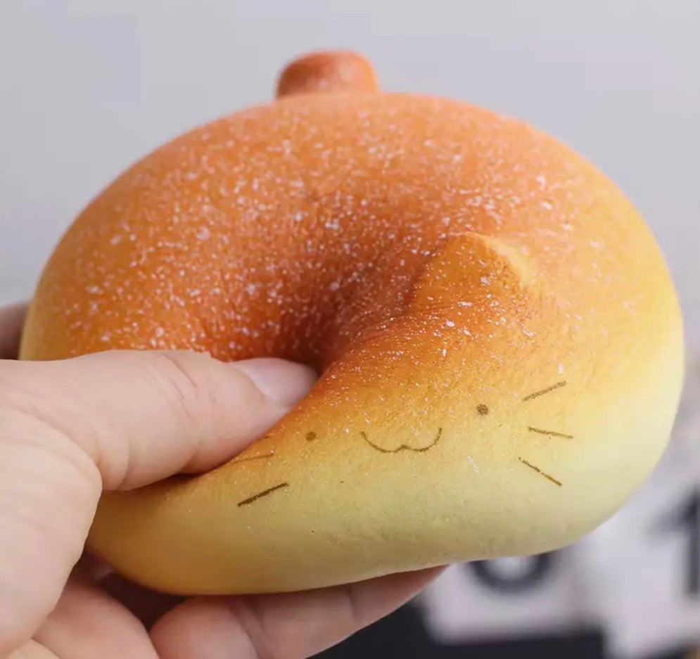 RESTOCK Neko Cat Bread Squishy • Scented Soft & Slow-Rebound Squishy Sensory Toy