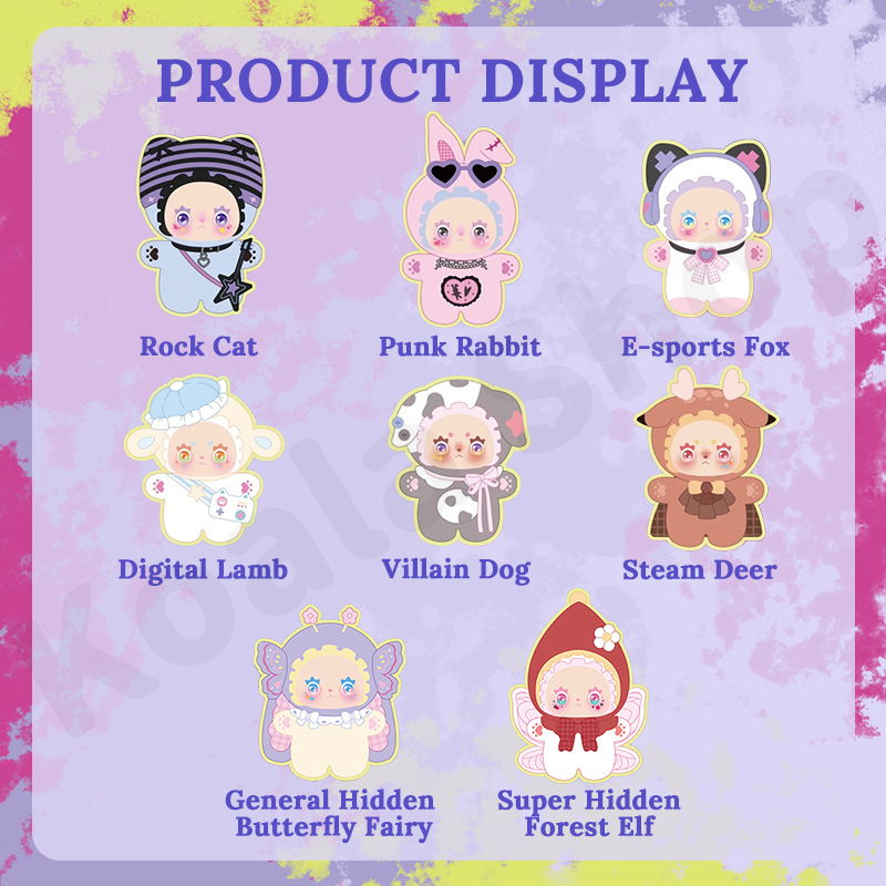 Lovely Emma • Punk Era Series Plush Keychain Blind Box