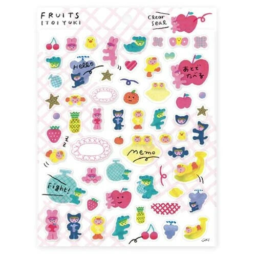 Fruits Itoiyuki Stickers, Imported Japan