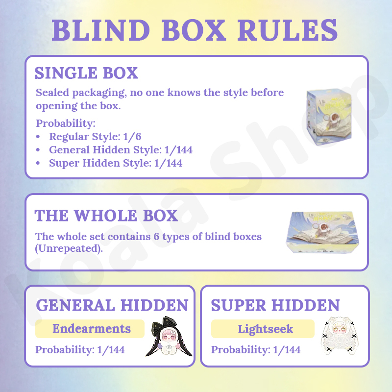 Lokiki • Stardust on Paper Series Plush Keychain Blind Box