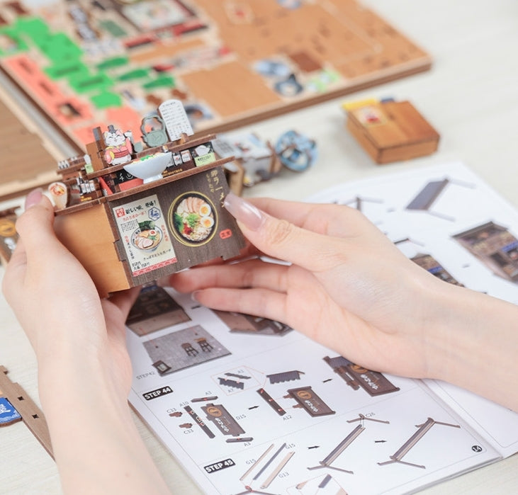 Hands Craft • Morita-Ya, DIY Book Nook Miniature Kit