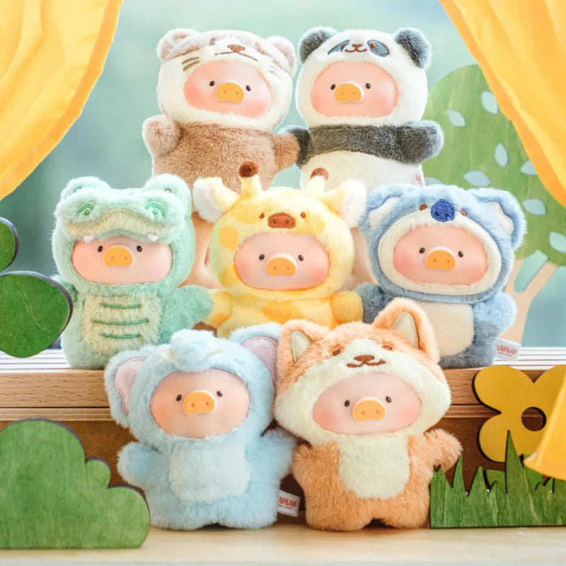 Lulu the Piggy • Animal Party Forest Theater Finger Puppet Series Plush Keychain Blind Box