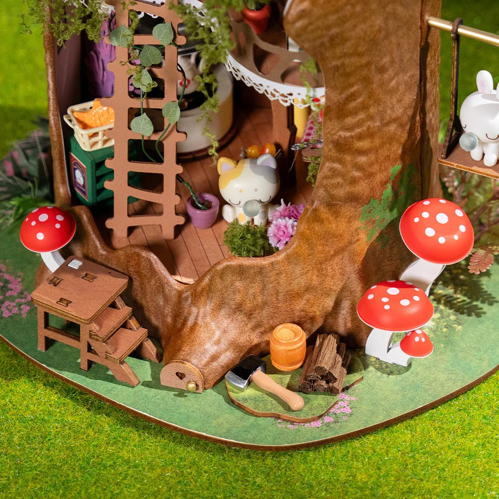 Rolife • Fairytale Tree House, DIY Book Nook Miniature Kit
