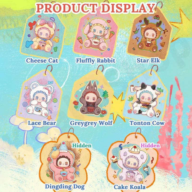 Lovely Emma • Pocket Zoo Series Plush Keychain Blind Box