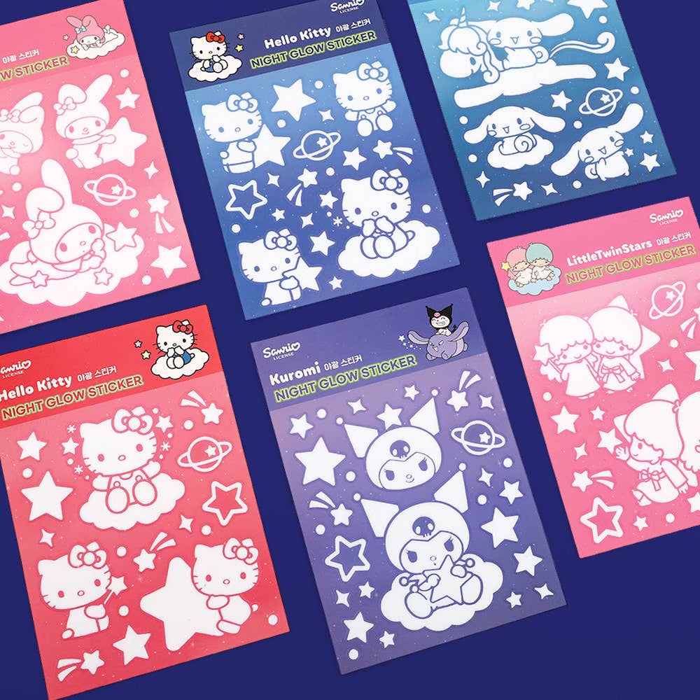 Sanrio • Glow in the Dark Wall Stickers Decor