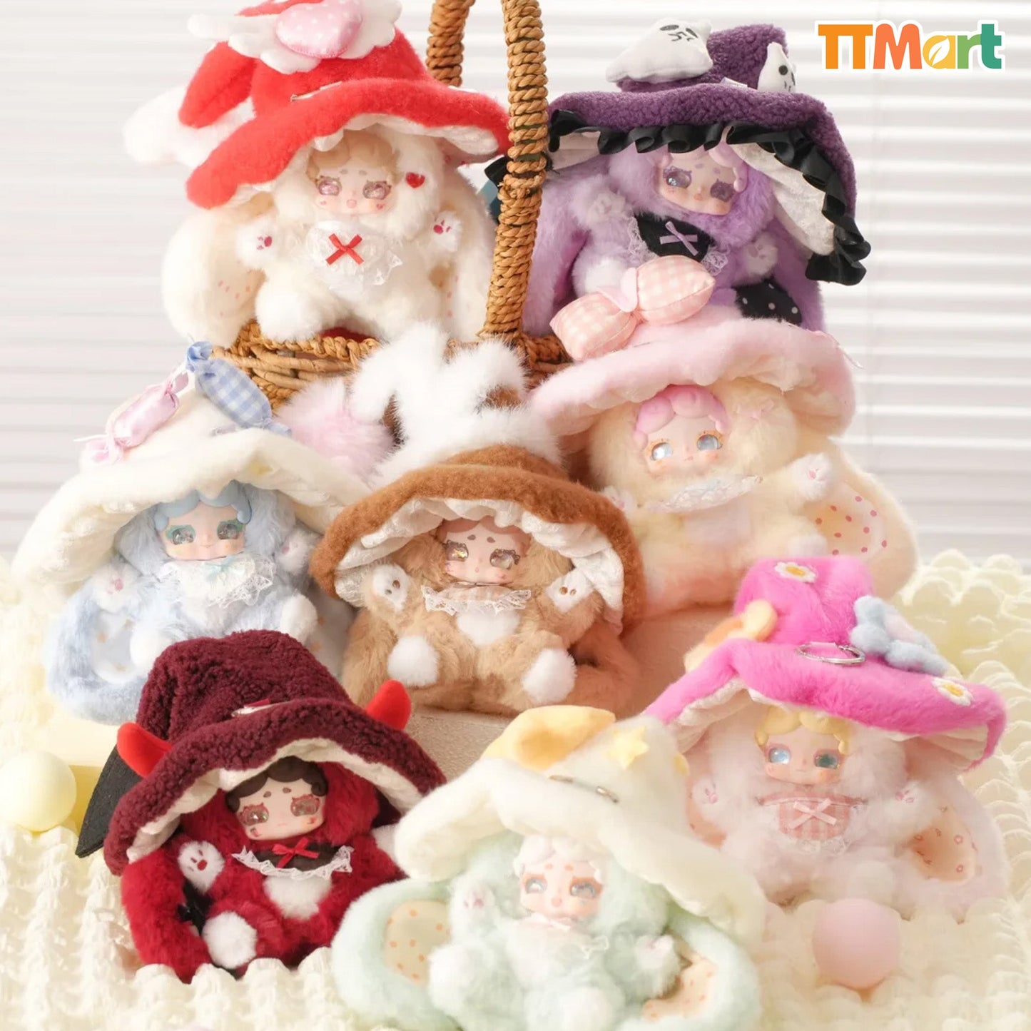 Lucky Deer Nai • The Witch’s Letter  Keychain Plush Blind Box UNBOXED Shadow Little Devil