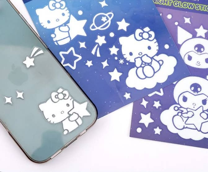 Sanrio • Glow in the Dark Wall Stickers Decor