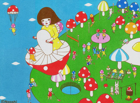 Naoshi • 13 x19 Print, Mushroom Land