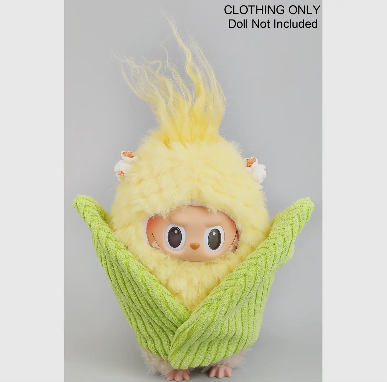 Labubu Fit • Fuzzy Corn On The Cob Costume