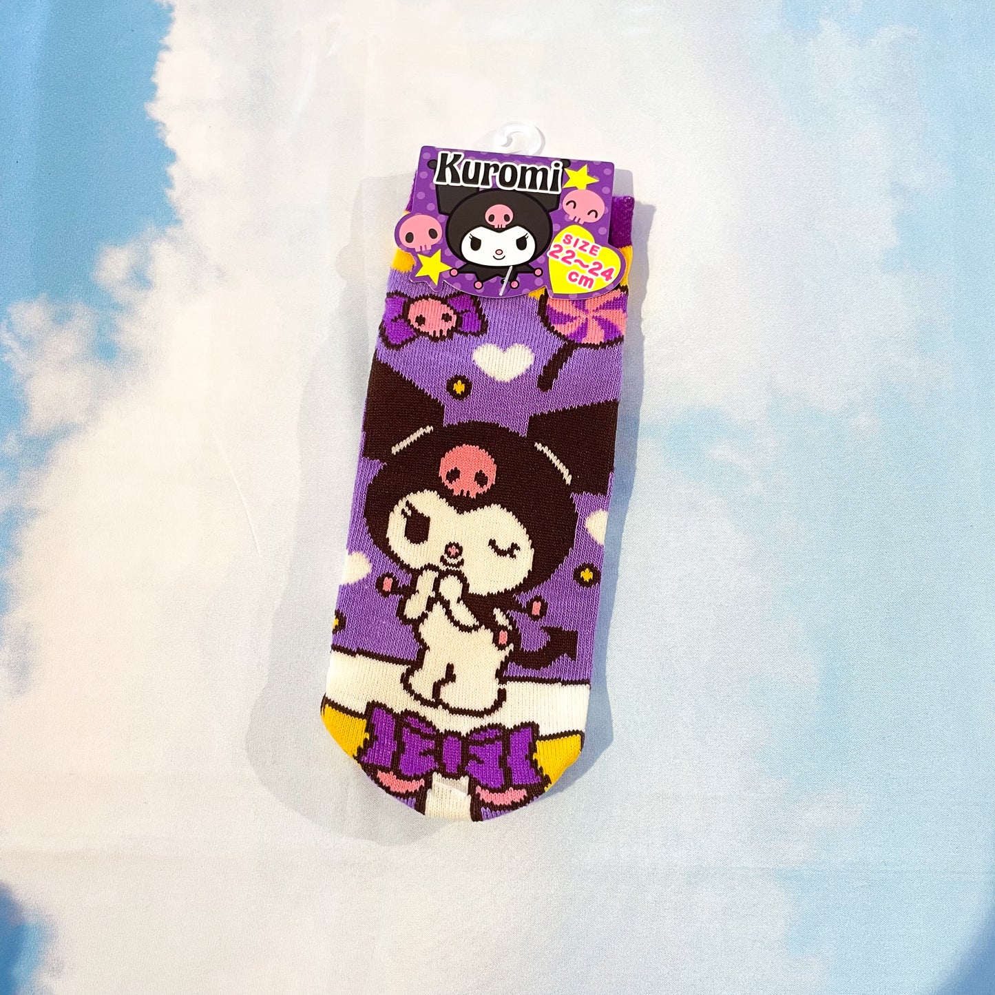 Sanrio • Purple Kuromi Quarter/ Mini-Crew Socks