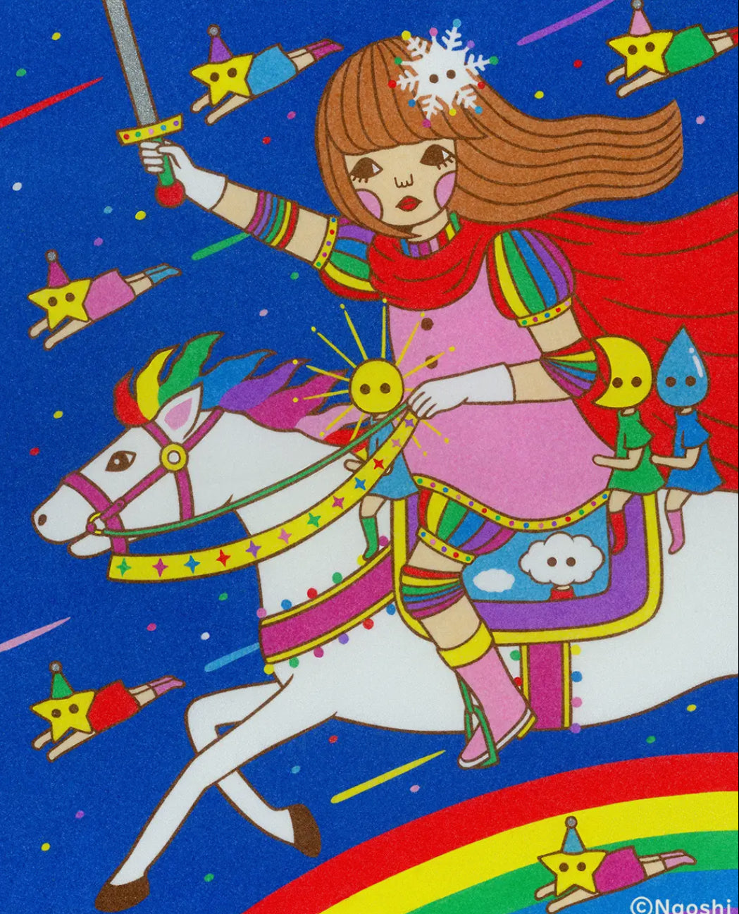 Naoshi • 8 x 10 Print, Tarot: Knight Of Swords