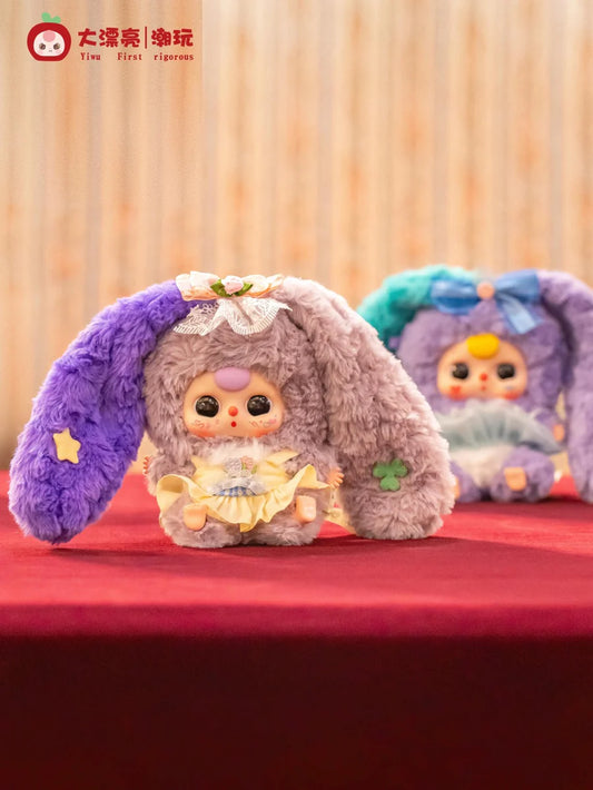 Baby Three • Lily Rabbit Town V4 Series Plush Keychain Blind Box