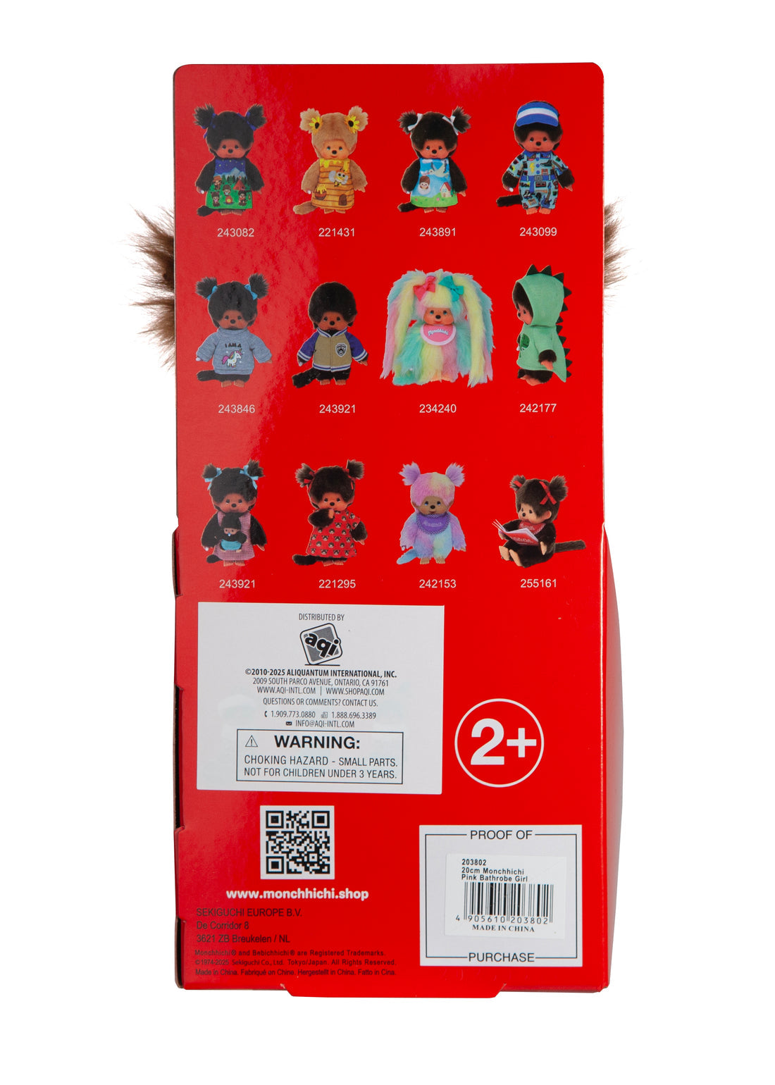 Monchhichi • Bathrobe Girlie Plushie