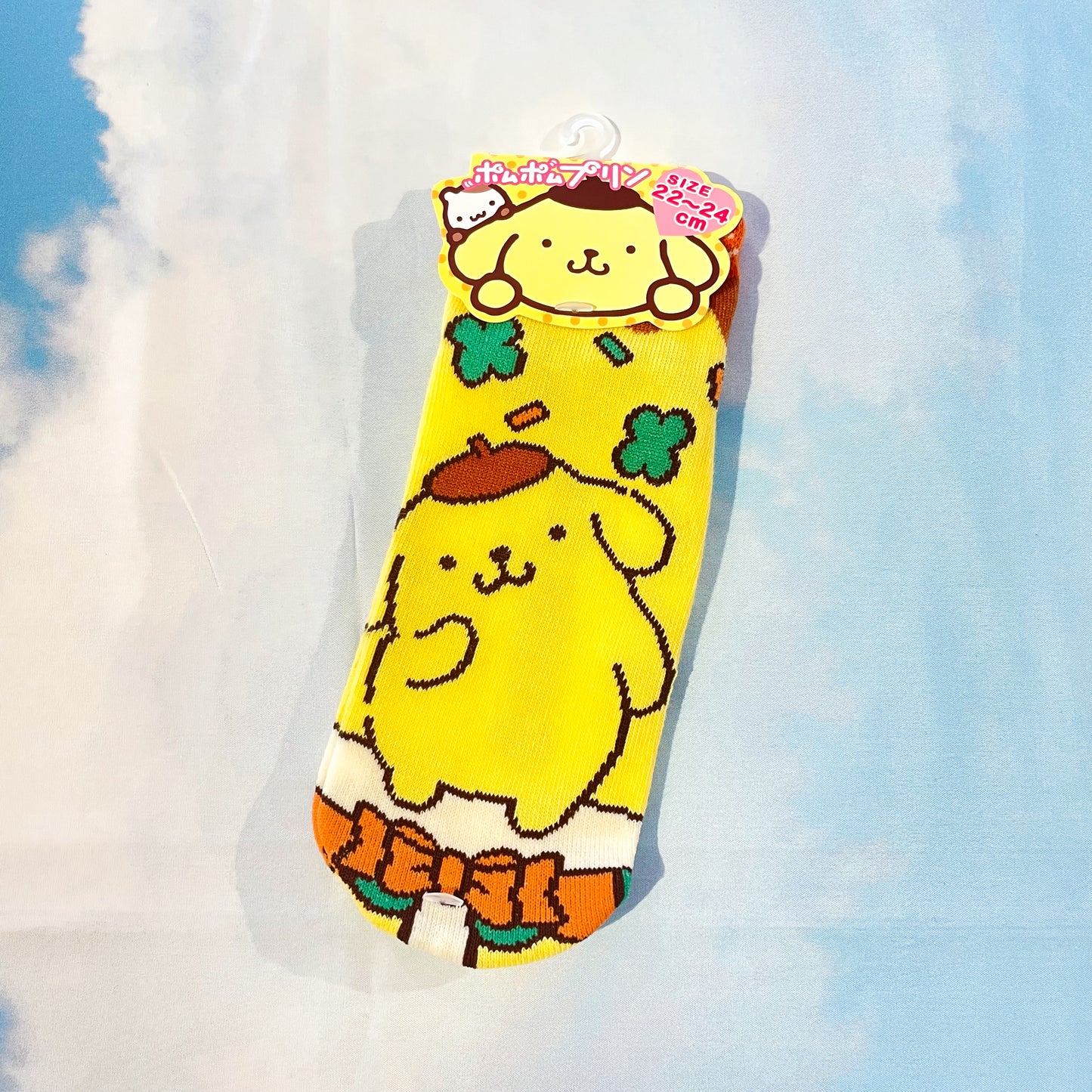 Sanrio • Pompompurin Quarter/ Mini-Crew Socks