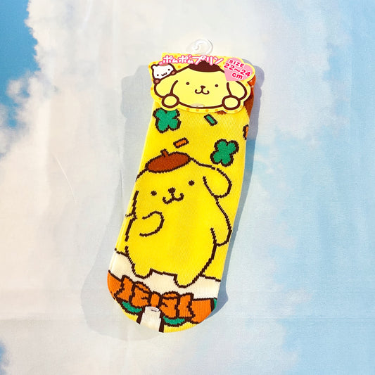 Sanrio • Pompompurin Quarter/ Mini-Crew Socks