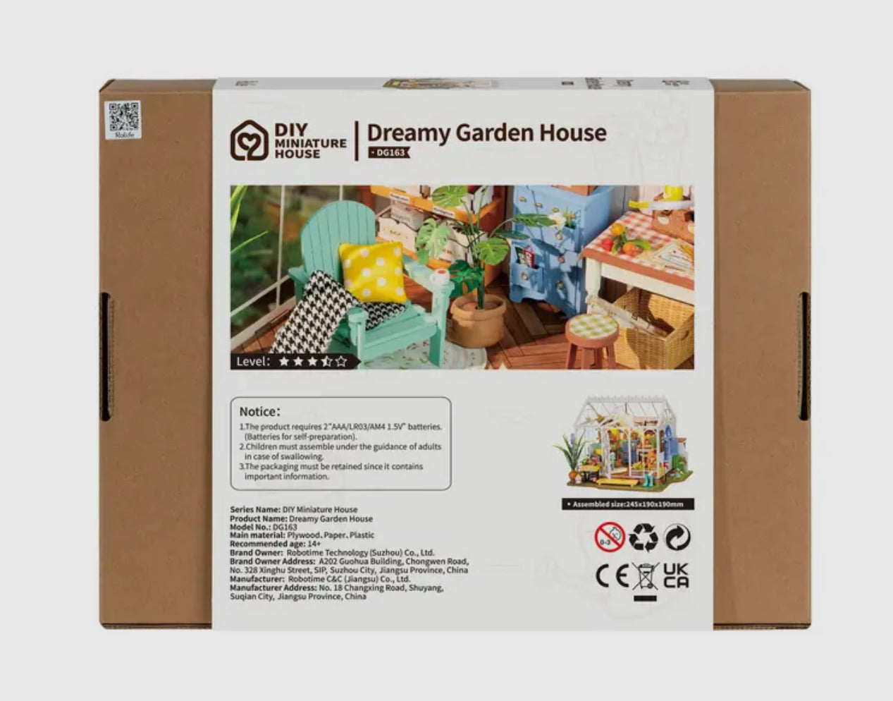 Rolife • Dreamy Garden House DIY Miniature Kit