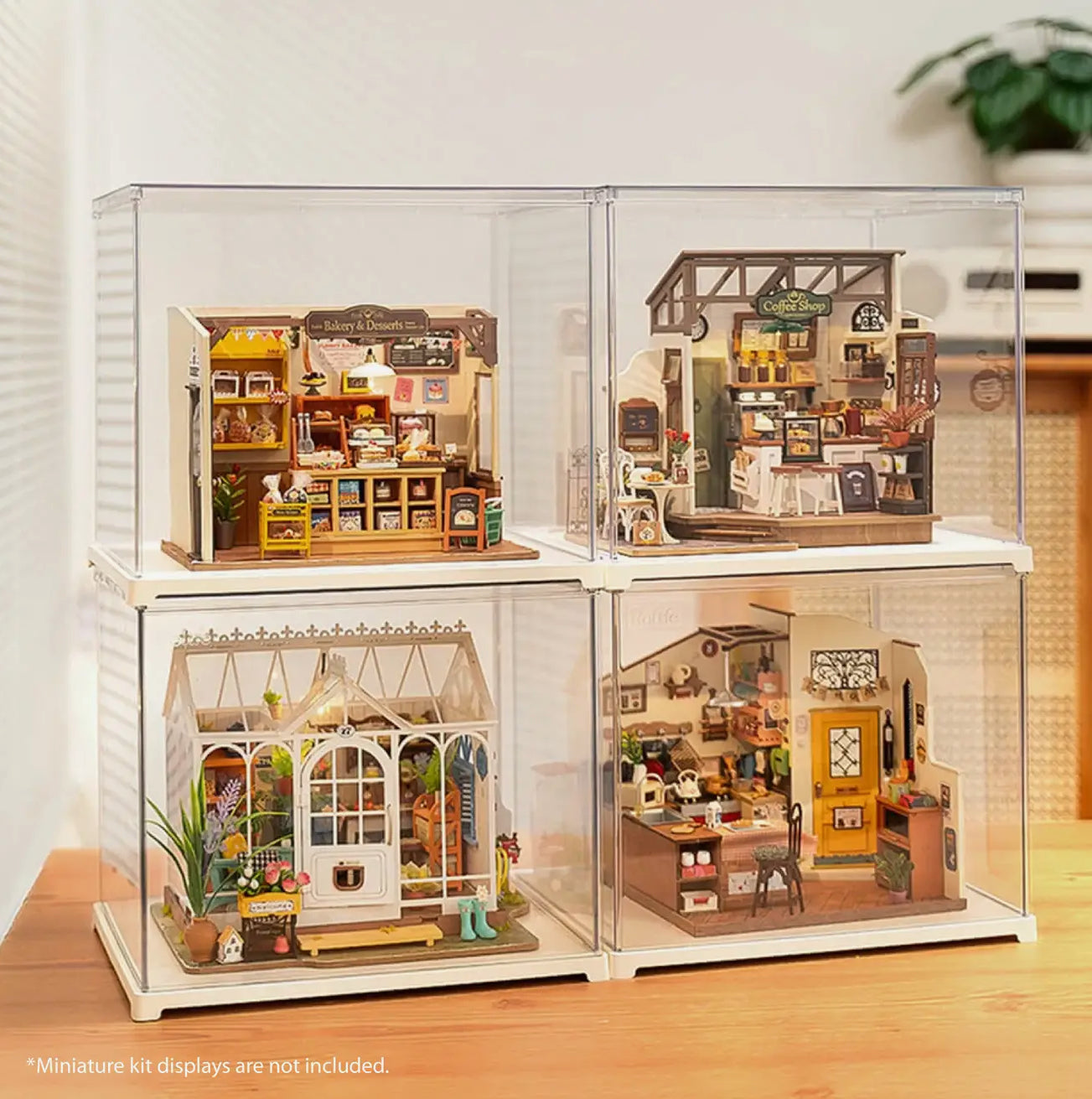 Hands Craft • Plastic Display Case For DIY Miniature Kit