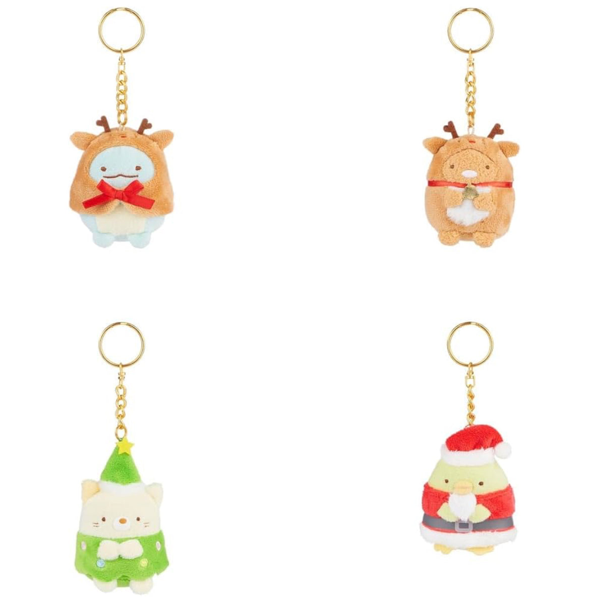 Sumikkogurashi • Merry Christmas Series 9 Plush Keychain Blind Boxes