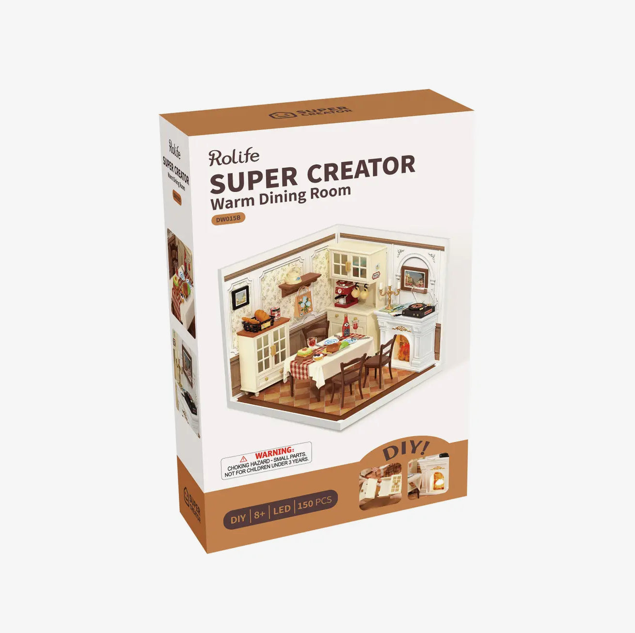 Rolife • DIY Kit Warm Dinning Room With Lights