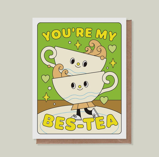 Épée Lapin Studio • You’re My Bestea Greeting Card