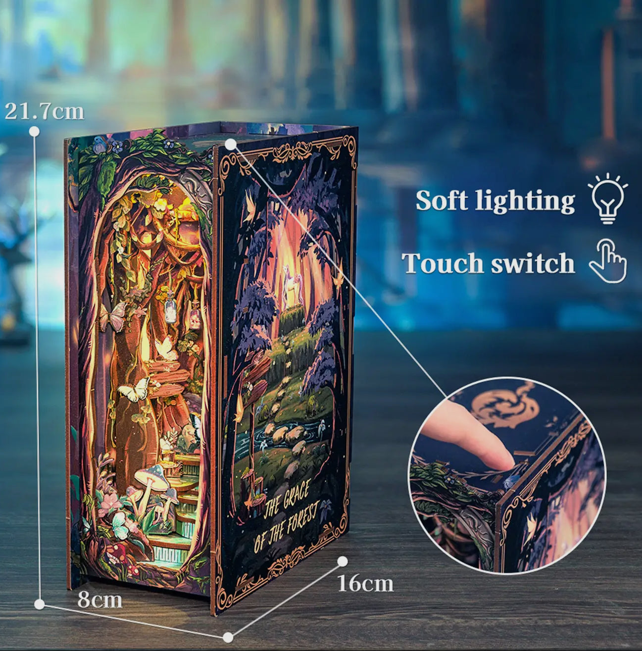 Hands Craft • Grace Of The Forest W/ Dust Cover, DIY Miniature Kit