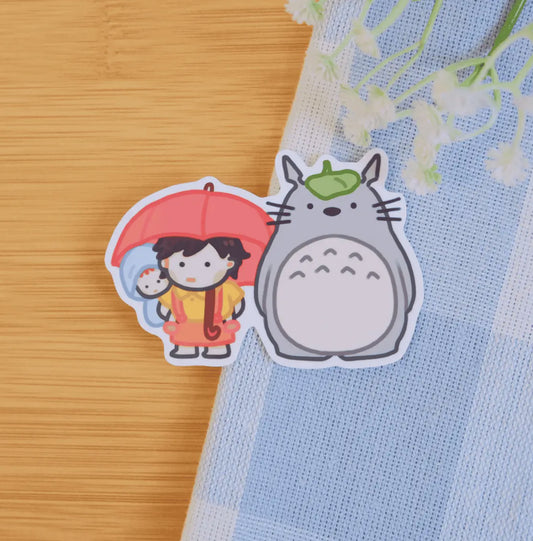 ByUme • Totoro + Kids Sticker