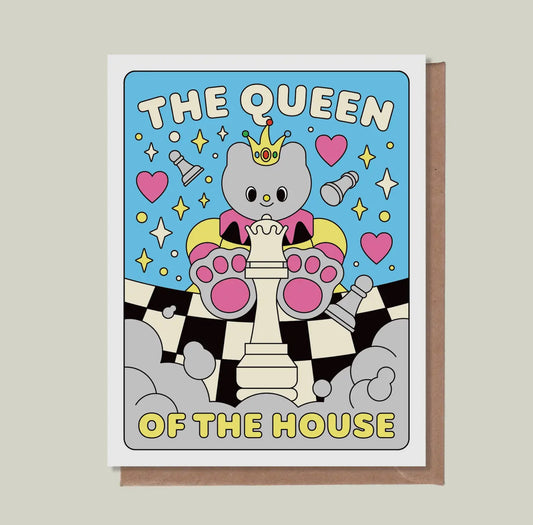 Épée Lapin Studio • The Queen of the House Greeting Card