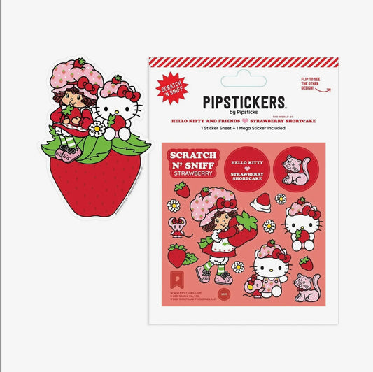 Pipsticks • Strawberry Shortcake, Scratch And Sniff Stickers