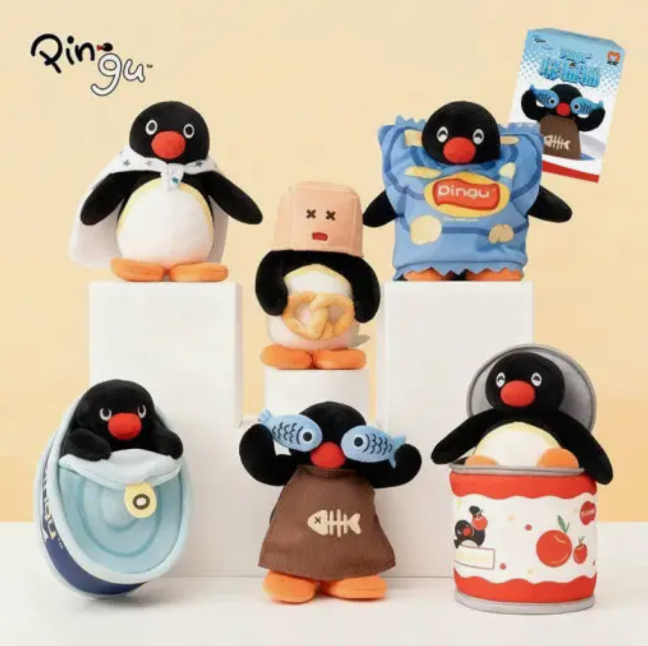 Pingu • Plushie Keychain Blind Box