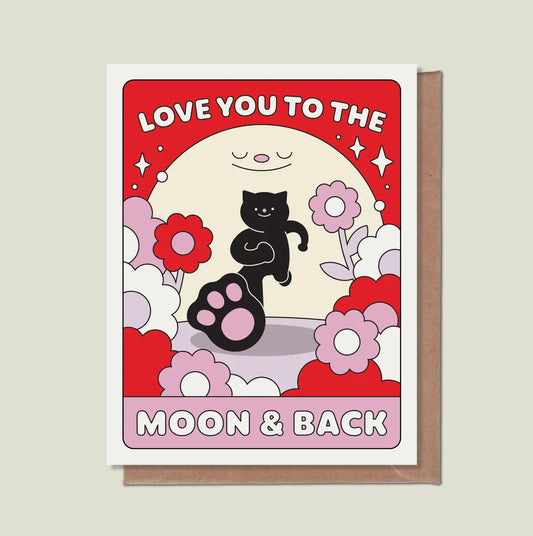 Épée Lapin Studio • Love You To The Moon And Back Greeting Card