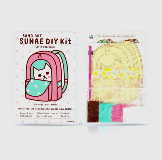 Naoshi • Sunae, DIY Sand Kit • Cat In A Backpack