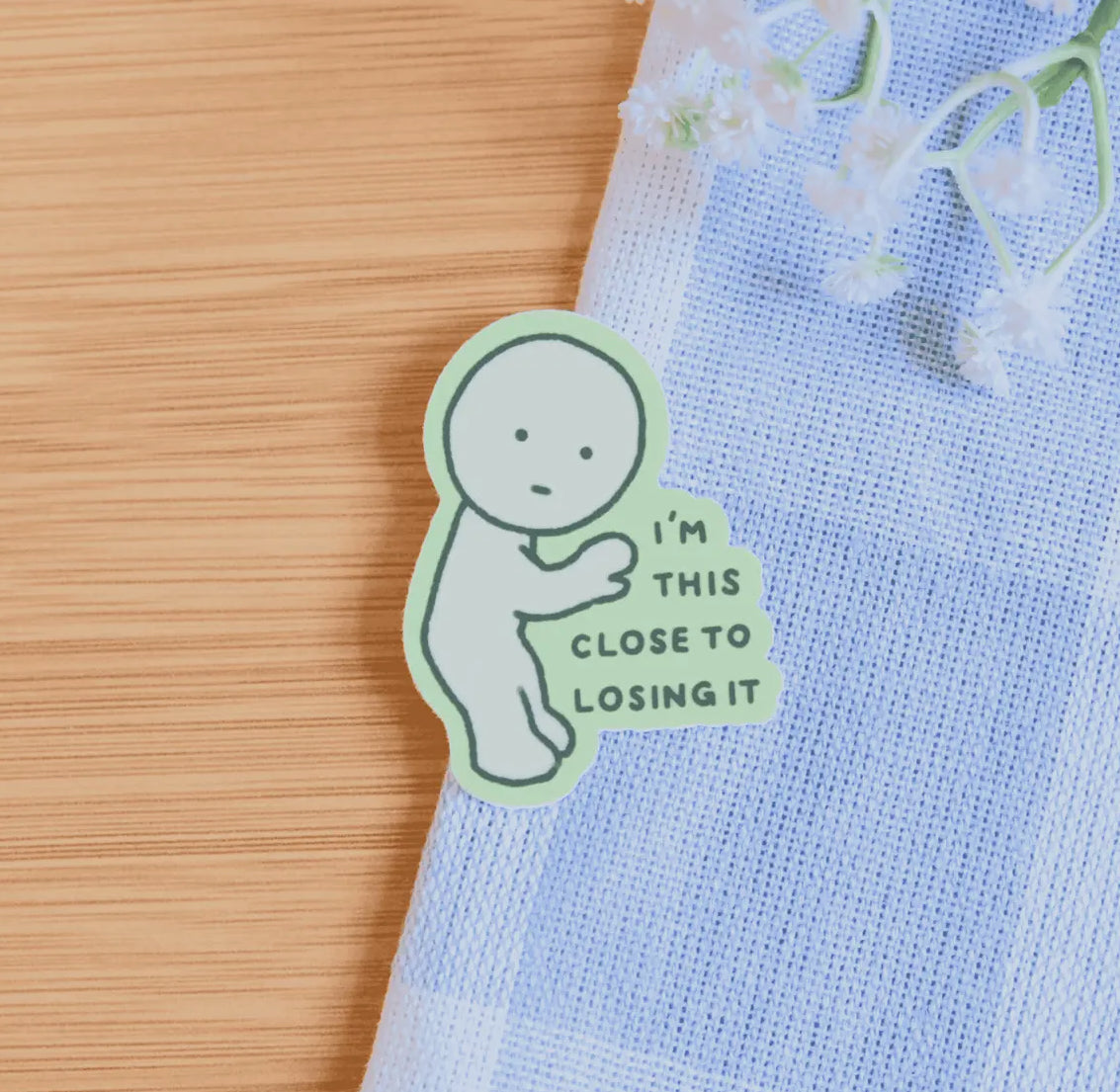 ByUme • “I’m This Close to Losing It” Smiski Stickers