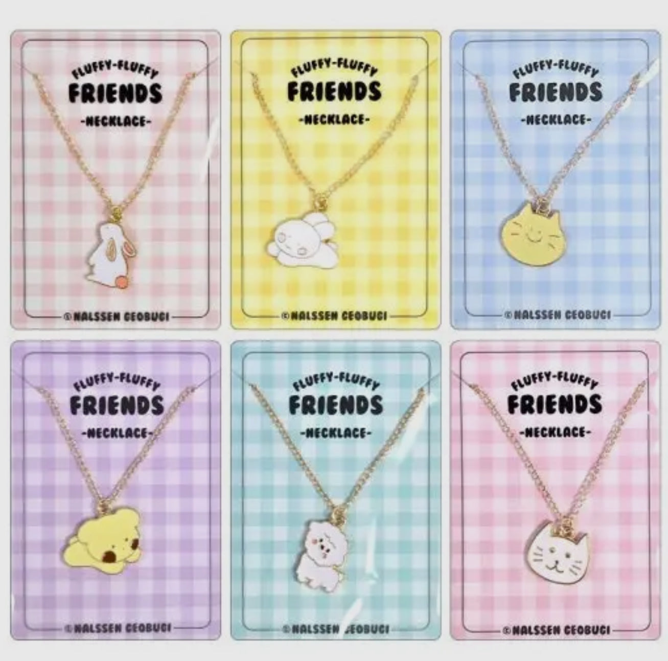 Fluffy-Fluffy Friends • Character Necklaces