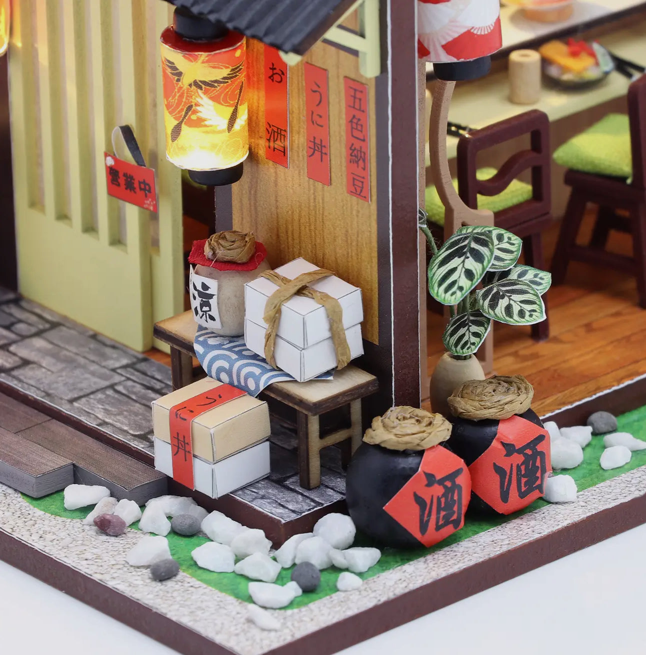 Hands Craft • Sushi House, DIY Miniature Kit