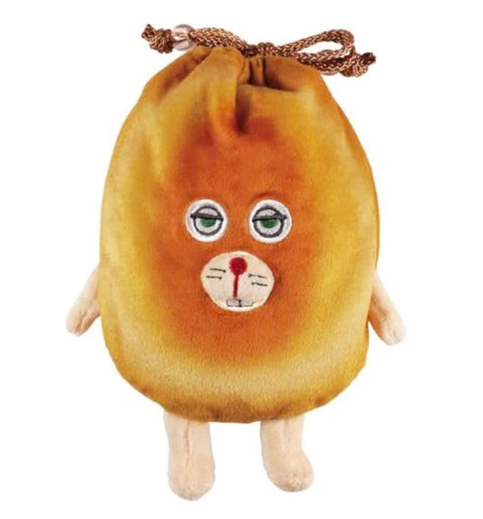 Bread Bandit, Pan Dorobo • Drawstring Bag, Loaf
