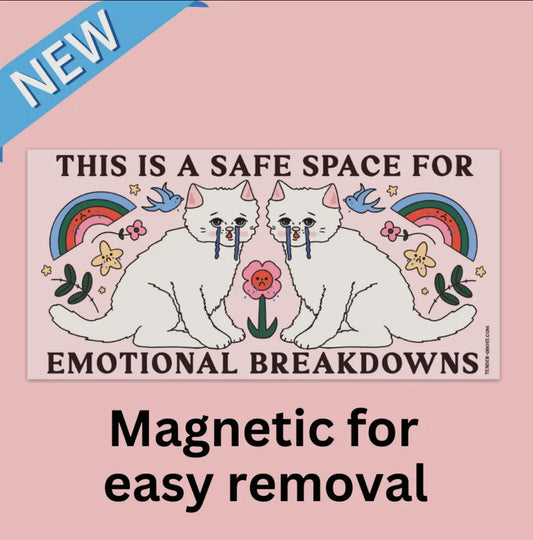 Tender Ghost • Emotional Breakdowns Bumper Sticker Magnetn