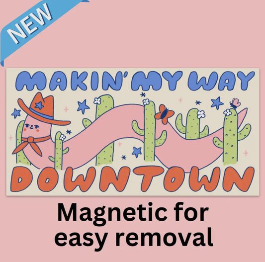 Tender Ghost • Making My Way Downtown Bumper Sticker Magnet