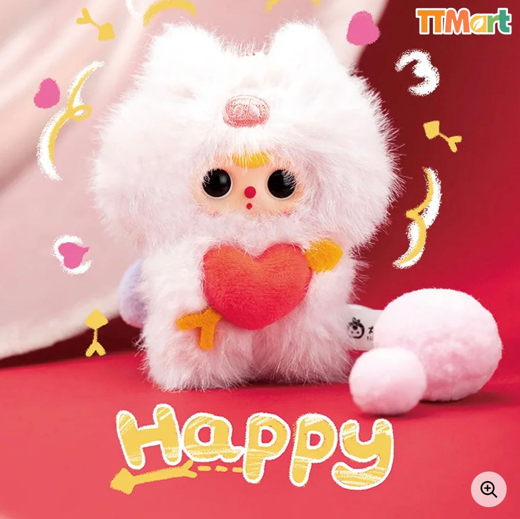 Baby Three • Mini Scented Valentine’s Cupid Plushie Keychain Blind Box