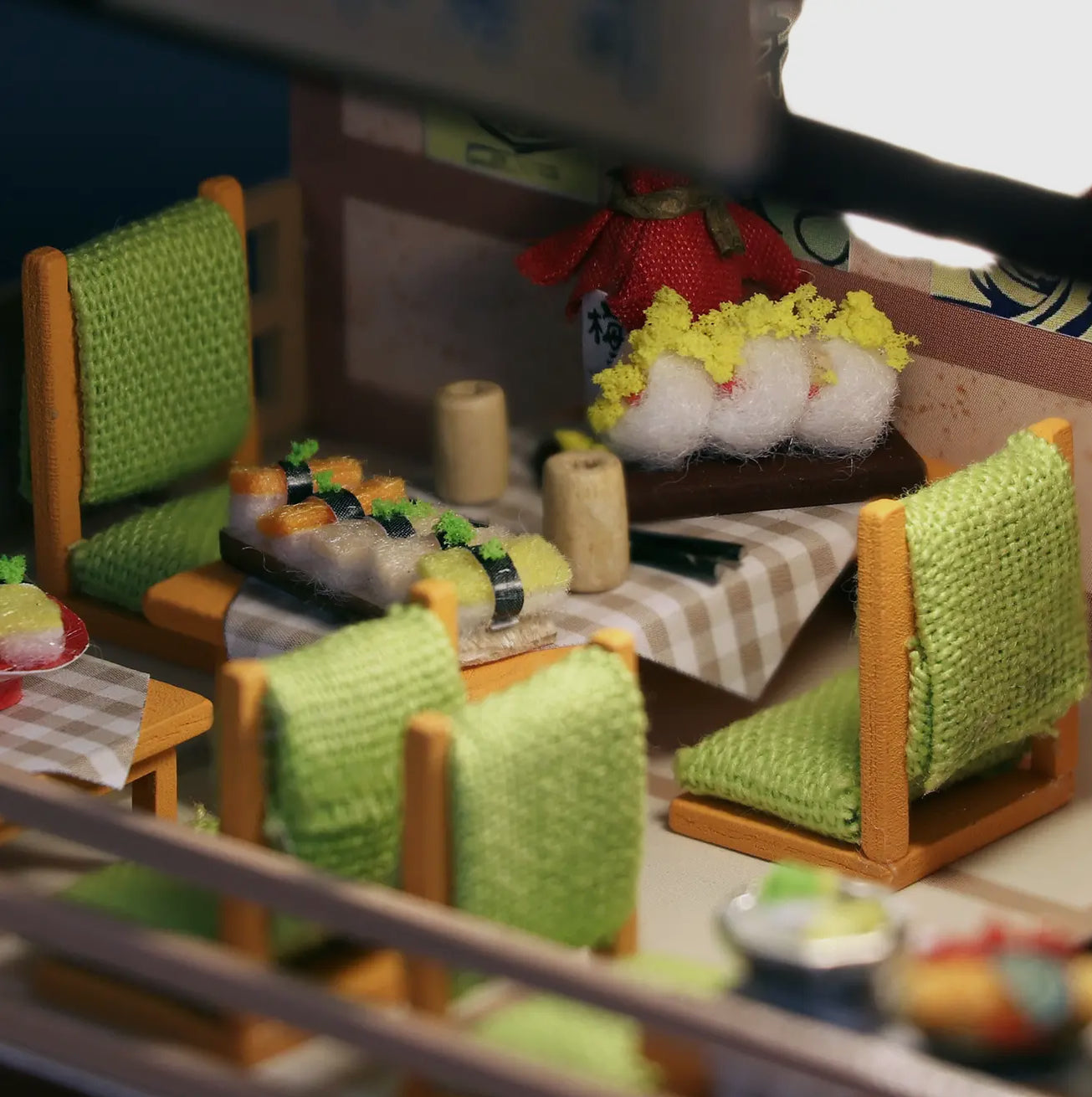 Hands Craft • Sushi House, DIY Miniature Kit